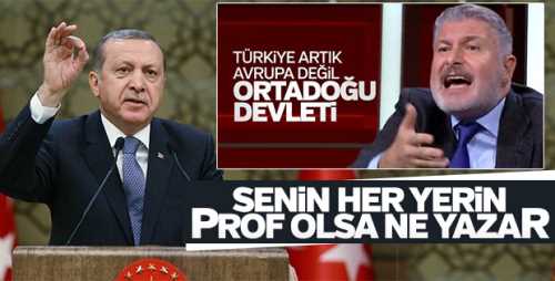 ERDOĞAN ''SENİN HER YERİN PROFESÖR OLSA NE YAZAR''
