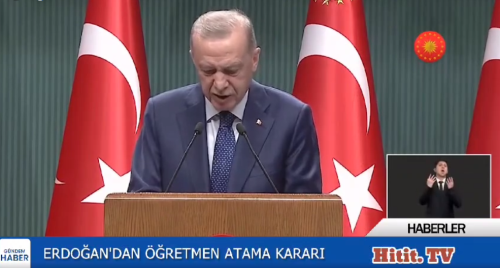 Erdoğan 2024 öğretmen atamalarını açıkladı 
