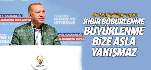 Erdoğan AK Parti teşkilatlarını açıkça uyardı!