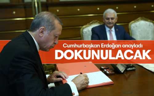 Erdoğan dokunulmazlık teklifini onayladı