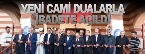 Ertuğrul Gazi Cami İbadete açıldı