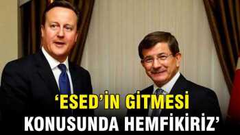 Esed'in gitmesi konusunda anlaştılar