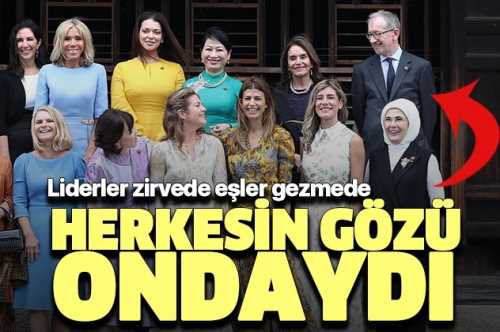 Eşler toplantısında tek erkek