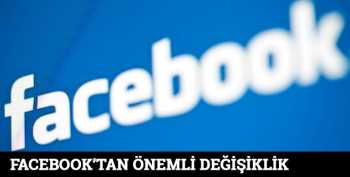 Facebook'ta yenilik Başladı