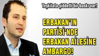 Fatih Erbakan'a ambargo