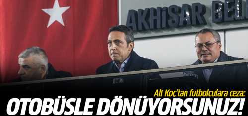 FB: Otobüsle dönüyorsunuz