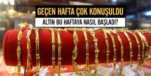 Altın, haftanın ilk gününü sakin geçirdi