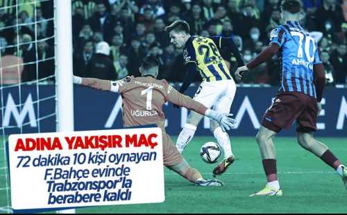 Fenerbahçe 1-1 Trabzonspor 