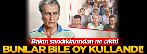 FETÖ’cülerin kaldığı cezaevindeki sandıktan çıkan sonuç