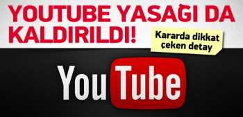 flaş "Youtube" Erişim engeli Kaldırıldı
