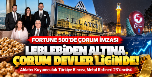 Fortune 500'de Çorum Damgası Leblebisiyle Tanınan Çorum, Milyarları Yöneten Şirketleriyle Devler Liginde!