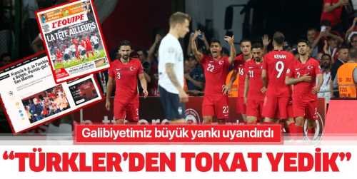 Fransızlar Türkler'den tokat yedik