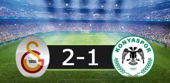 Galatasaray : 2  Konyaspor : 1 