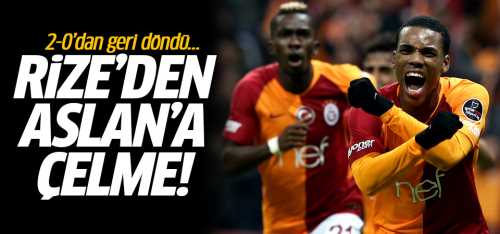 Galatasaray 2-2 Çaykur Rizespor