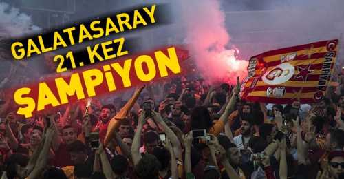 Galatasaray 2017-2018 sezonunu şampiyonu