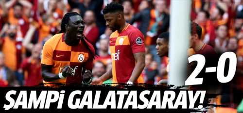 Galatasaray şampiyon gibi 2-0
