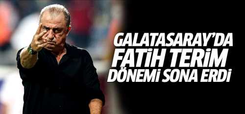Galatasaray yönetimi Fatih Terim'le yolları ayırdı