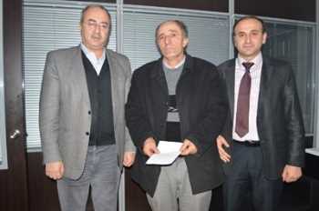 Gazeteciler Cemiyeti ve Bik'ten Elmas'ın Ailesine Yardım