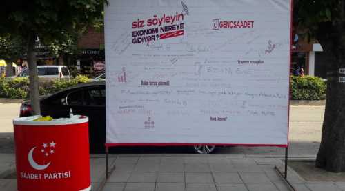 Genç Saadetliler sordu Vatandaşlar karşılıklı tartıştılar!  