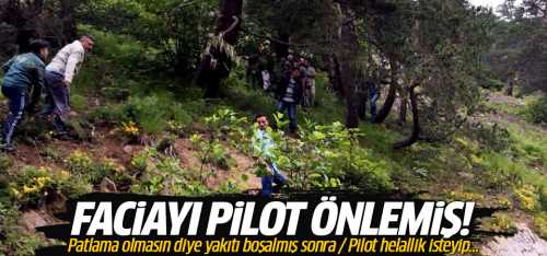 Giresun'da  helikopter kazası