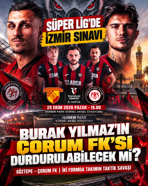 Göztepe–Çorum FK Maçı Öncesi Özel Analiz