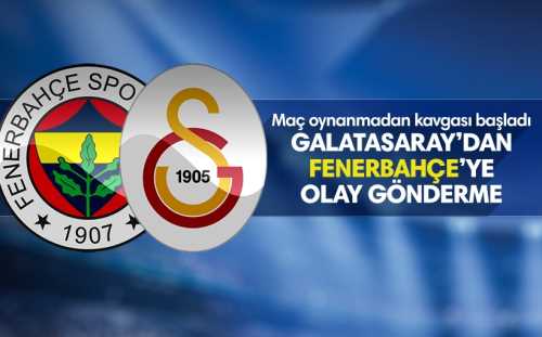 GS'DAN FB'YE  GÖNDERME