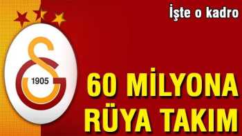 GS'ın  60 milyona Rüya Takımı