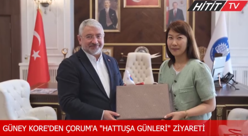 Güney Kore heyeti "Hattuşa Günleri" Projesi İçin Geldi