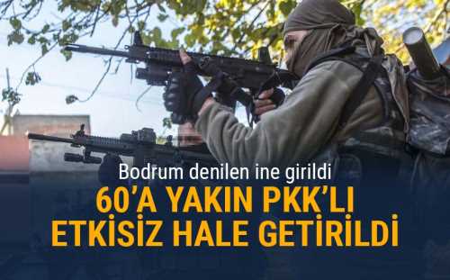 Güvenlik güçleri Cizre'deki bodruma girdi: 60 terörist öldürüldü