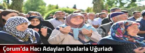 Hacı Adayları Dualarla  Uğurladı