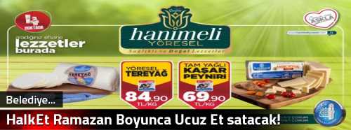 HalkEt  Ramazan Boyunca Ucuz Et satacak!