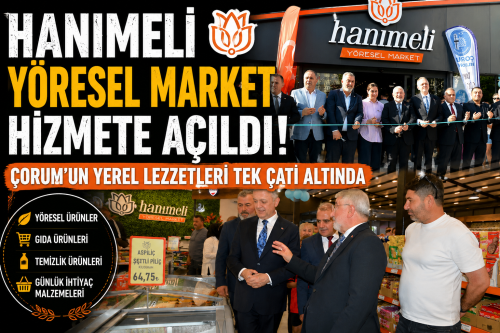 Hanımeli Yöresel Market Hizmete Açıldı!