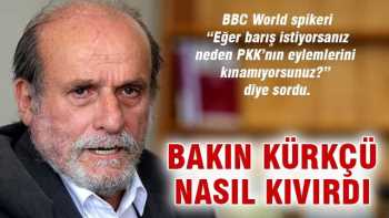 HDP'li Kürkçü BBC'de çareyi kem küme  yaparak atlattı