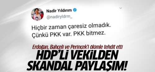 HDP’li vekilden skandal paylaşım!