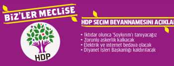 HDP'nin seçim beyannamesi 