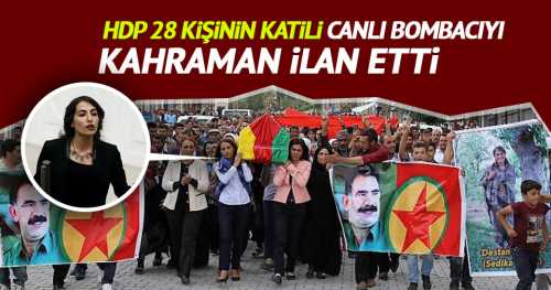HDP'nin Van milletvekili Tuğba Hezer HDP utanmazlıkta sınır tanımadı.Ankara'yı kana bulayan terörist için Van'da taziye çadırı kuruldu
