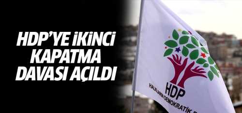 HDP'ye ikinci kapatma davası açıldı