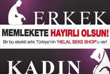 Helal seks shop' sosyal medyayı anında salladı!