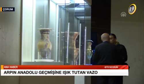  Hitit dönemine ait Hüseyin Dede Vazosu 