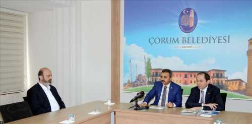 Hitit Üniversitesi Rektörü Prof. Dr. Reha Metin Alkan ve Çorum Belediye Başkanı Muzaffer KülcüGüney Kampüsümüz Hayırlı Olsun