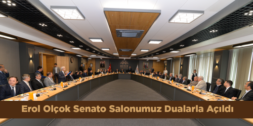 HİTÜ'de Erol Olçok Senato Salonu Dualarla Açıldı