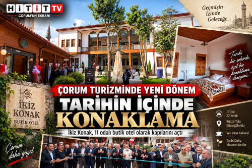 İkiz Konak Turizme Kapılarını Açtı