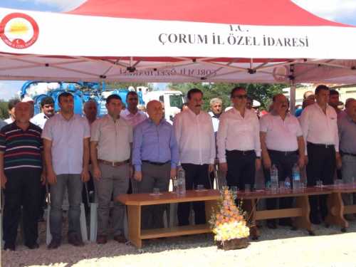 İl Özel İdaresi tarafından Kutluca köyüne yaptırılan Damlama Sulama Tesisi düzenlenen törenle açıldı