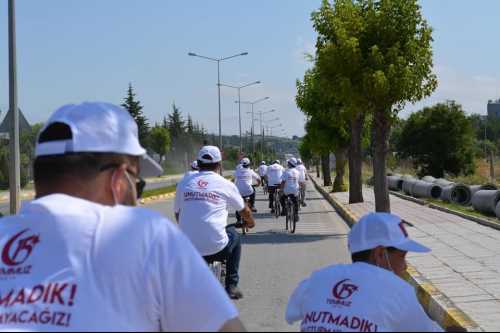 İlim Yayma Cemiyeti 15 Temmuz şehitleri için pedal çevirdi