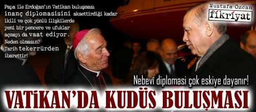 İnanç Eksenli Diplomasisinde Vatikan-Kudüs  buluşması