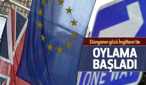 İngiltere halkı Avrupa Birliği için sandık başında