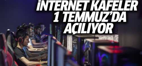 İnternet Kafeler 1 Temmuz'da faaliyetlerine başlayabilecek