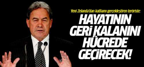 Irkçı Terörist Hayatının geri kalanını hücrede geçirecek!