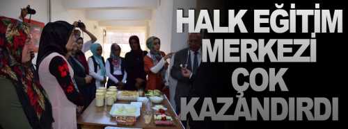 İskilip HEM’in ürünleri görücüye çıktı