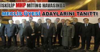 İskilip Miting Havasında Belediye Meclis Üyelerini Tanıttı